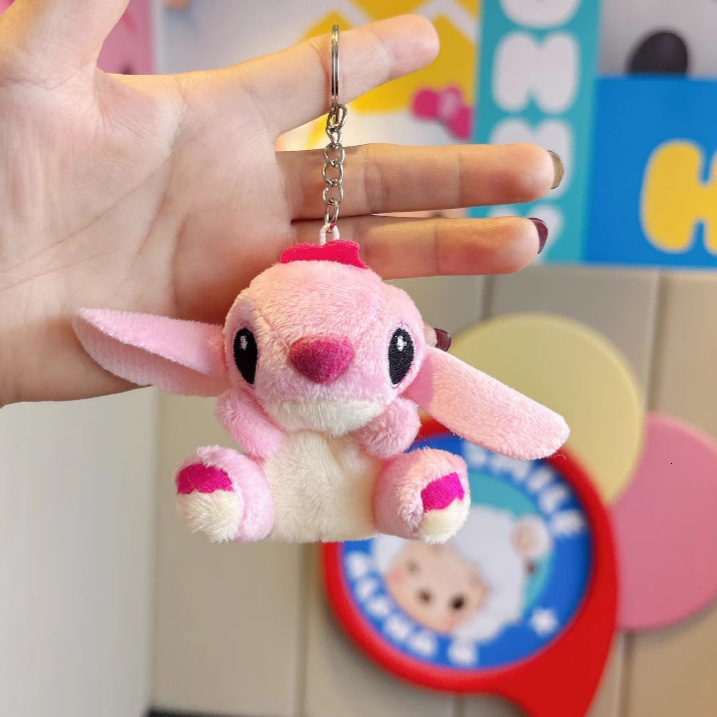 Stiletto Plush Doll pendant key chain female cute cartoon Korean creative stiletto schoolbag Pendant