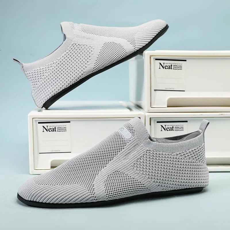 Breathable Men Casual Sneakers Lightweight Soft Womens Vulcanized Shoes Flexible Unisex Loafers Summer Anti-slip Footwear 36-47 250724