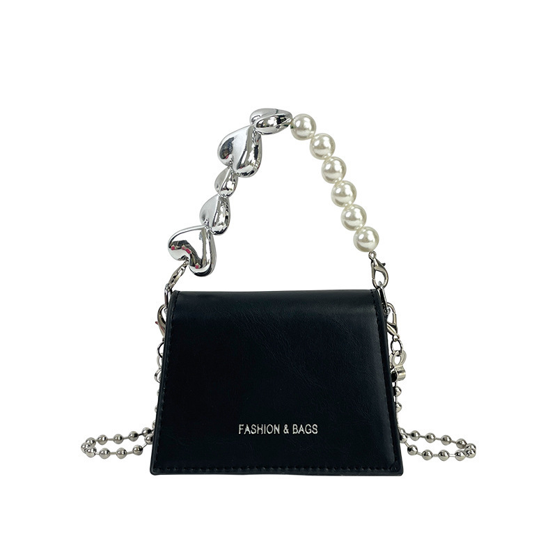 INS Personality Heart Mini Handbag Children's Handheld Crossbody Chain Lipstick Coin Small Women's Bag ddmymoon