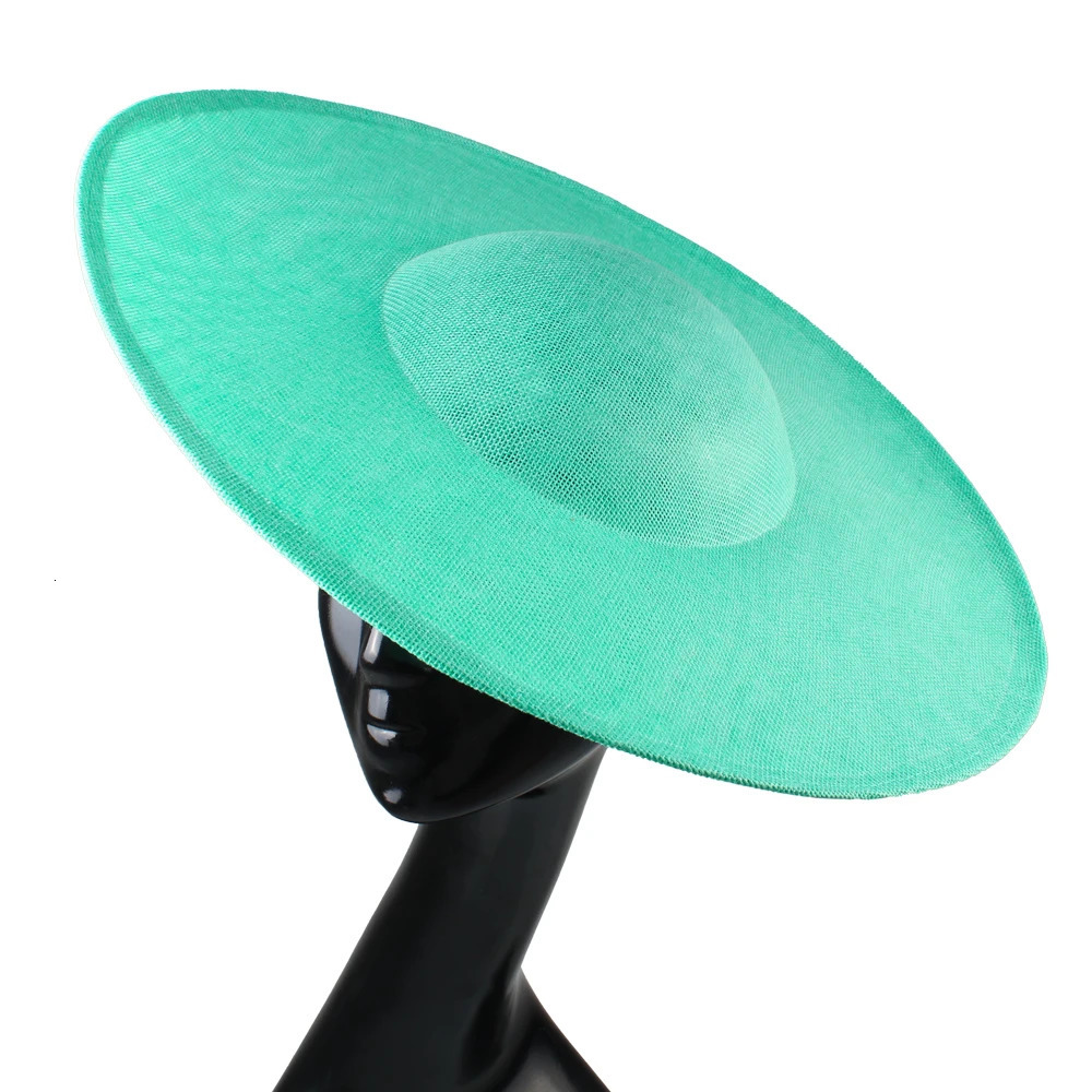 Big Top Hat 40 CM Size Women Party Dinner Deby Cocktail Ladies Chapeau Cap Bride Wedding Fascinators Base DIY Hair Accessores 250729