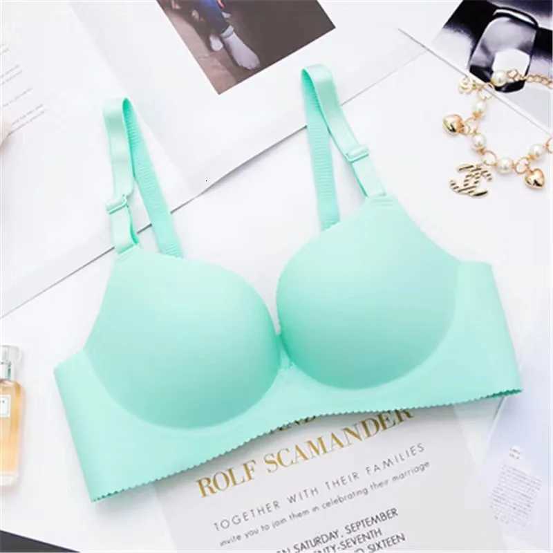 Seamless Bra Women Push Up Wire Free Adjustable Bralette Sexy Bras Straps Bright Summer Lingerie Breathable Underwear Z250730