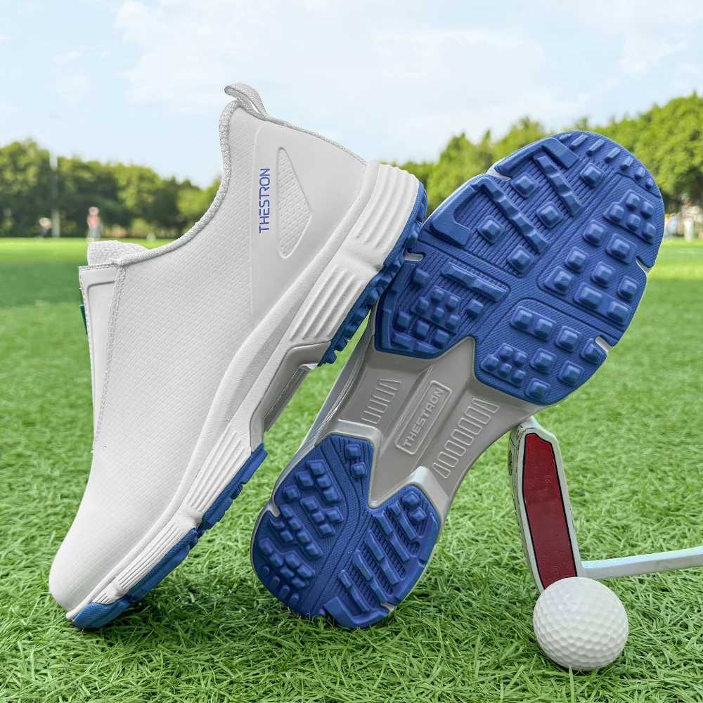 Waterproof Golf Shoes Men Spikeless Golf Sneakers Outdoor Walking Footwear Y250731