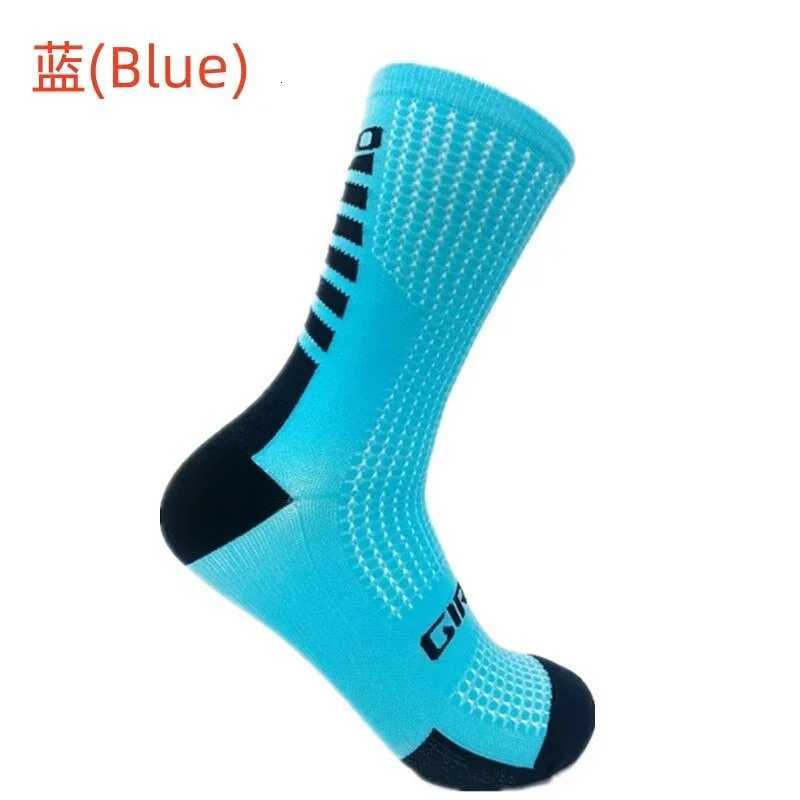 Unisex Outdoor Sport Cycling Socks Nylon Footwear Compression Road Bike Socks EU 38-45 Z250731