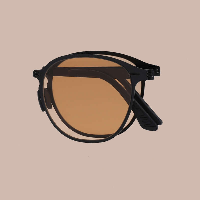 DHcollections 2025 Foldable Metal Sunglasses - UV400 Protection, Korean Style, Lightweight & Portable for Men & Women (6 Trendy Colors)