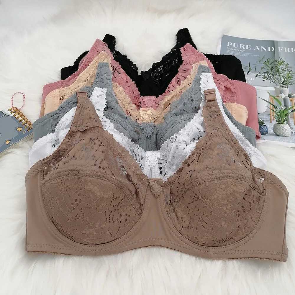6 Colors Underwire Bralette C D Cup Thin Cotton Padded Bras for Women Floral Bra 75C 80C 85C 90C 95C 100C 105C 105D 100D BH C18 Z250730