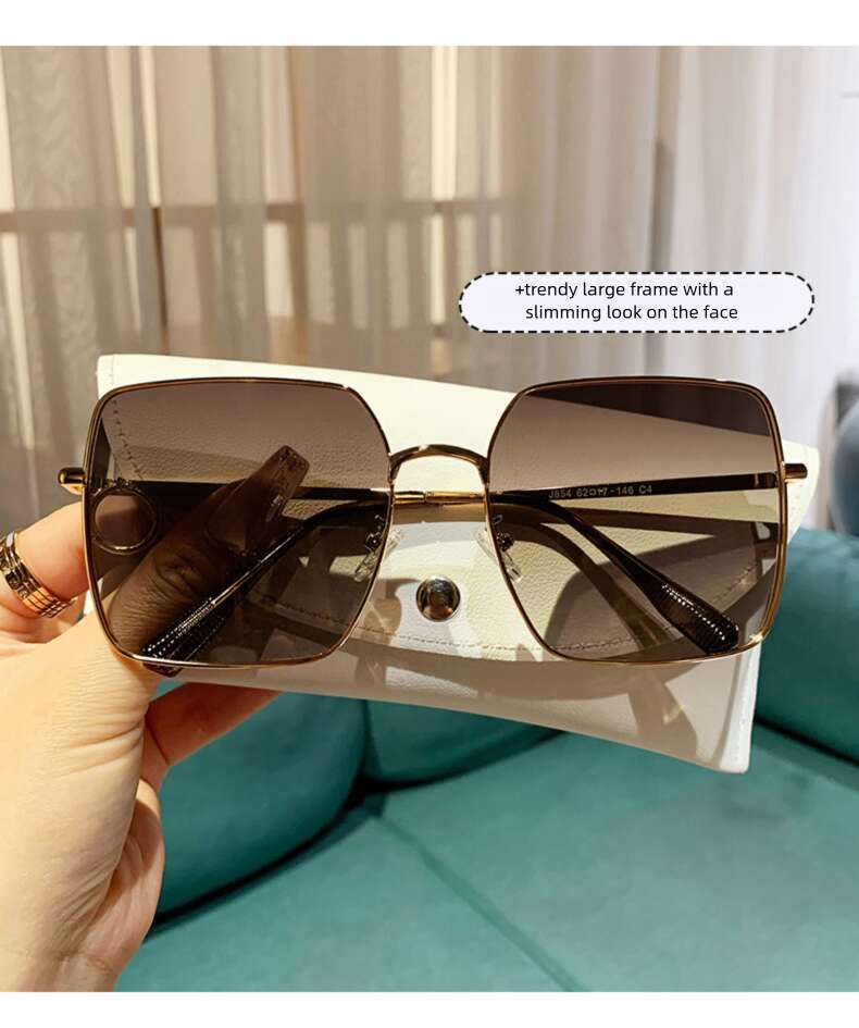 DHcollections 2025 Ocean Lens Sunglasses - UV400 Protection, Metal Frame, Korean Street Style for Men & Women (5 Trendy Colors)