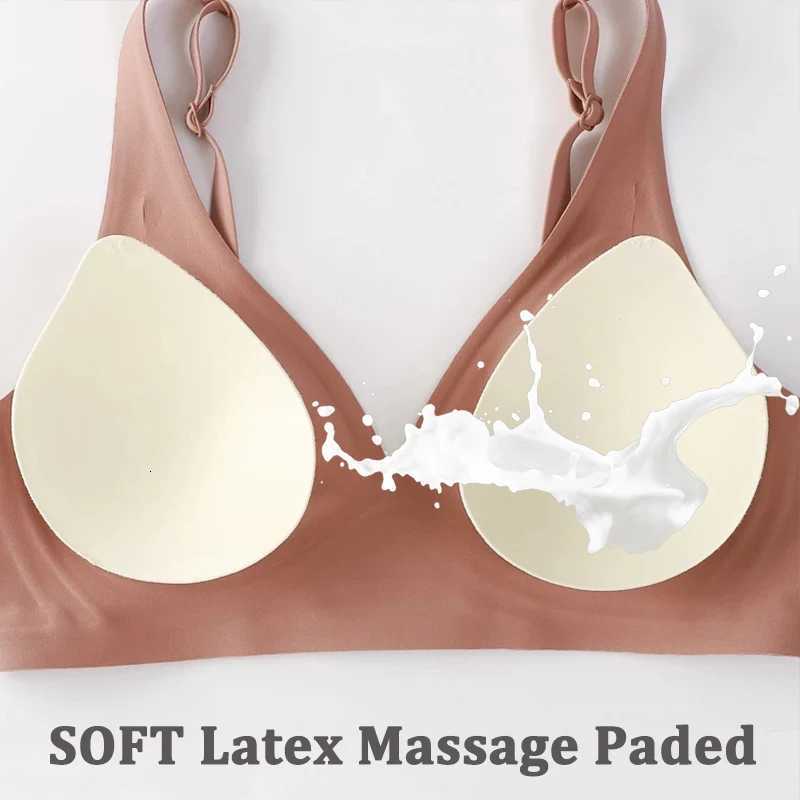 3XL Plus Size Seamless Sexy Womens Bra Wire Free Brassiere Soft Underwear Female Intimates Womens Lingerie Sleepwear Big Z250730