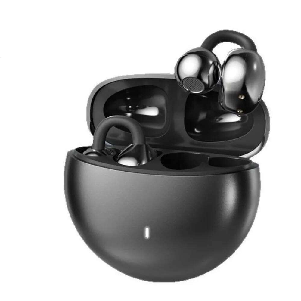 Clip on Earbuds HiFi Open Wireless Bluetooth 5.4 Headphones with Mic,50H Play,Noise Cancelling,Comfortable Sports Ear Buds,