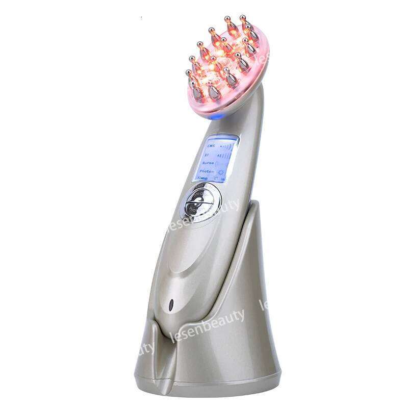 Infrared EMS Vibration Anti-Dropping Massager Scalp Massage Comb Micro-Current Care Hair Loss Treatment Travel Essentials