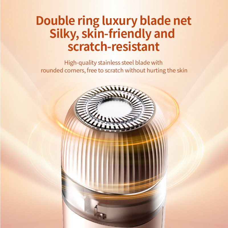 Double Head Electric Shaver Bikini Trimmer for Woman Cordless Replaceable Lady Shaver Body Groomer for Women