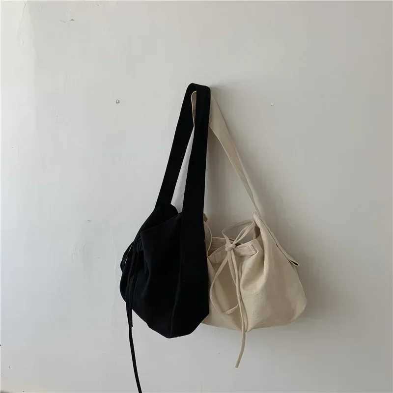 Women Leisure Bandage Crossbody Bag Canvas Shoulder Bags Female Multi-purpose Messenger Bag Student Bag Sac Courses Reutilisable Y250730