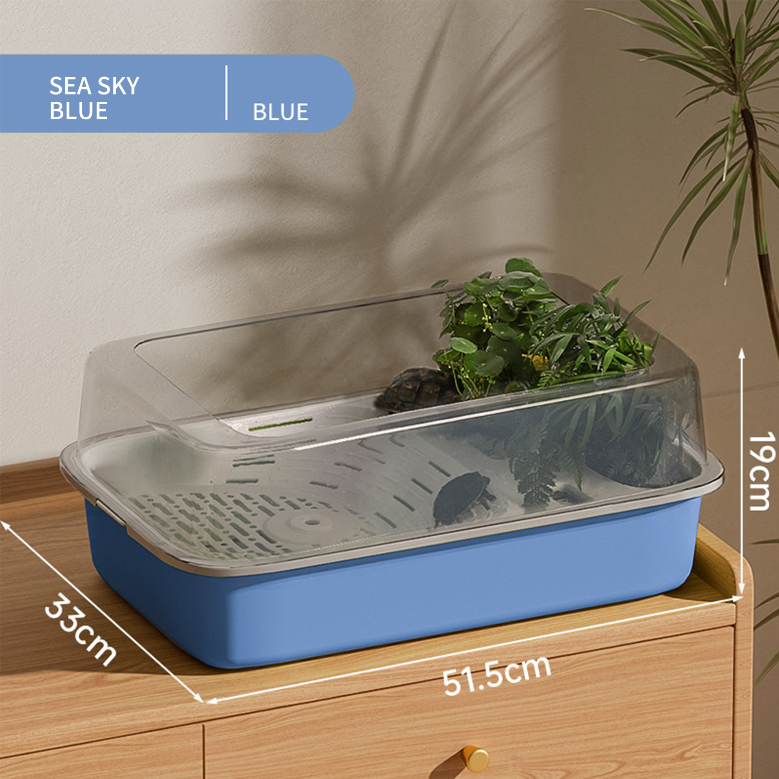 Turtle Small Turtle Tank Luxury Villa Turtle Cage Breeding Box Ecological Turtle Special Tank Source Manufacturer OEM