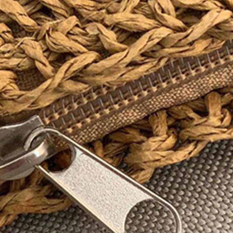 Women Beach Woven Straw Shoulder Bag with Tassel Boho Hollow Out Crochet Crossbody Handbag Macrame Clutch Purse with Y250730