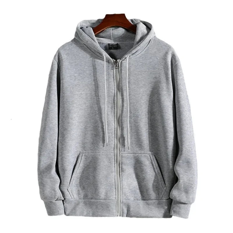 Spring Cotton Hoodie Zipper Jacket Thin Unisex Couples Wear Outdoor Coat Female Style Customizable Printed n 250731