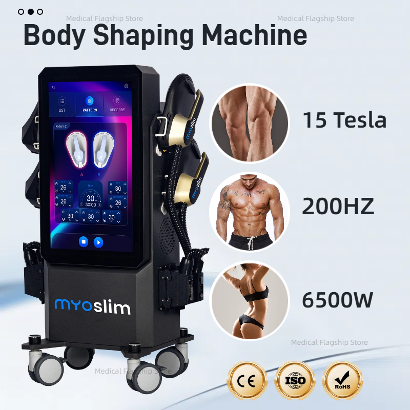 myoslim 6500w Muscle Training Machine Professional Body Muscle Electromagnetic Stimulate RF Pelvic Floor