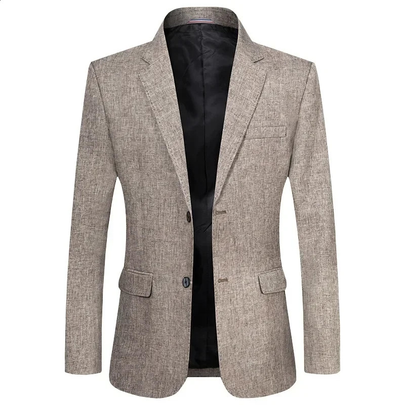 Spring Summer Men Formal Wear Thin Suits Jackets Male Business Casual Blazers Coats Quality Man Slim Fit 4XL 250724