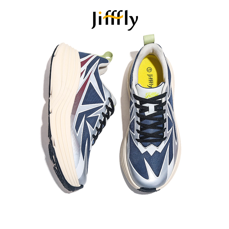 Jifffly men's running 20205 new thick soled height increasing shock absorption lightweight rebound sports shoes
