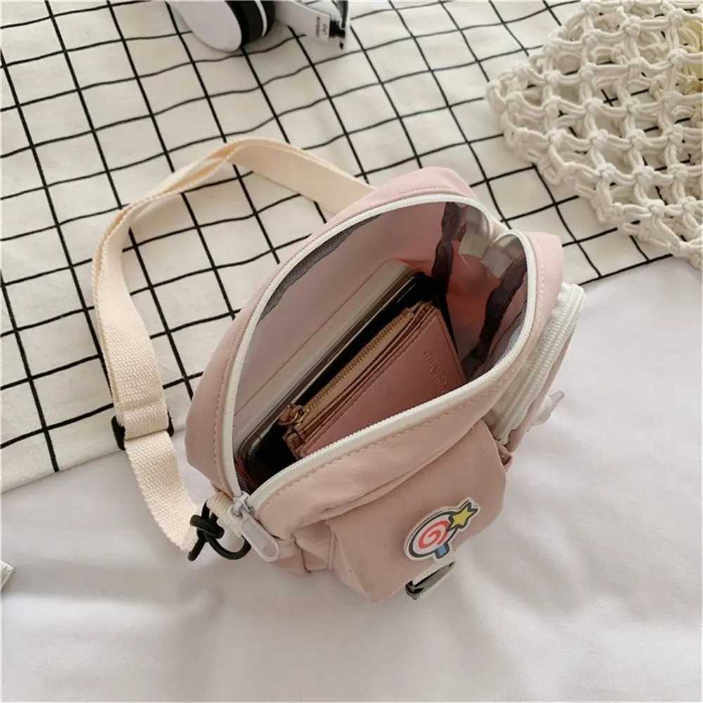 Fashion Women Canvas Crossbody Bags Female Cute Small Shoulder Messenger Bag Students Flap Handbags G250729