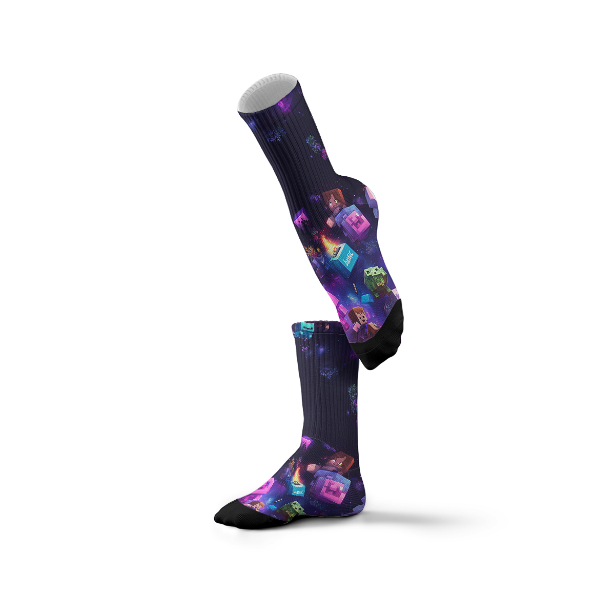 Nebula Game World Unisex Tube Designer Sock C112