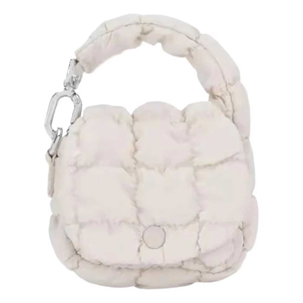 Women Mini Cloud Bag Solid Color Cotton Ruched Dumpling Bag Pleated Small Purse Flap Bag for Shopping Date Y250730