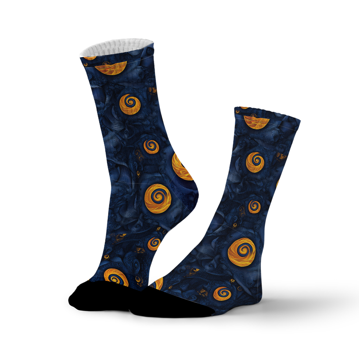 Mystic Moon Pattern Unisex Tube Sock C114