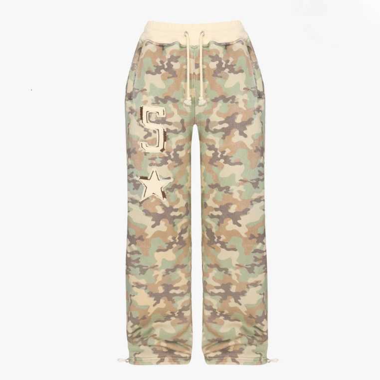 Fashion Y2K Sportswear Two Piece Suit Womens Hip Hop Pink Camouflage Short Waist Hugging Slim Hoodie Casual Loose Sports Pants XJ250731