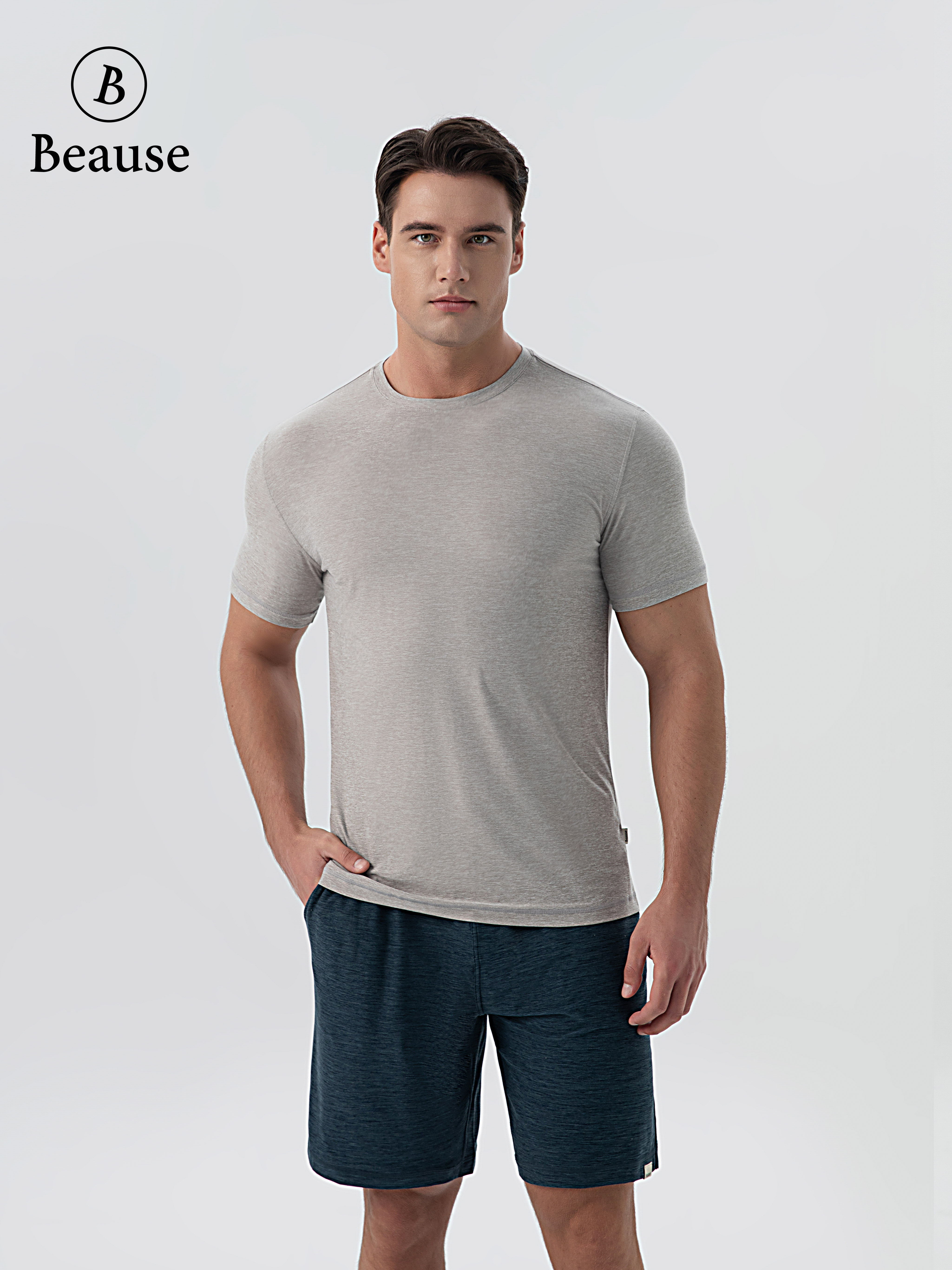 Men's Lightweight Cotton T-Shirt - Breathable Fabric & Durable Construction