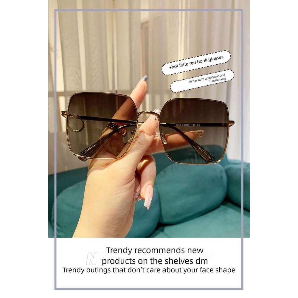DHcollections 2025 Ocean Lens Sunglasses - UV400 Protection, Metal Frame, Korean Street Style for Men & Women (5 Trendy Colors)