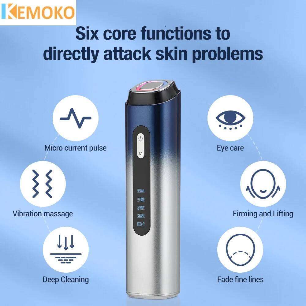 Microcurrents Facial Lift Radiofrequency Face Massager Devices Tightening Facel Lifting Cleaning Care Beauty hine