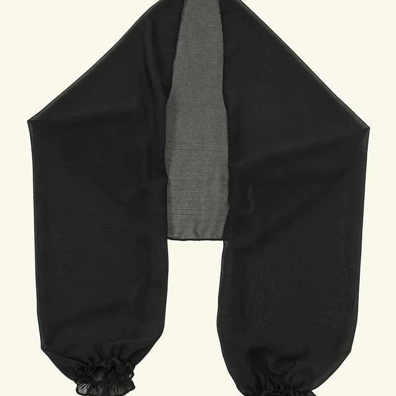 Solid Color Chiffon Shawl Summer AirConditioned Shirt Sunblock Beach Towel With Shoulder Sleeve Cape 15048cm 250731