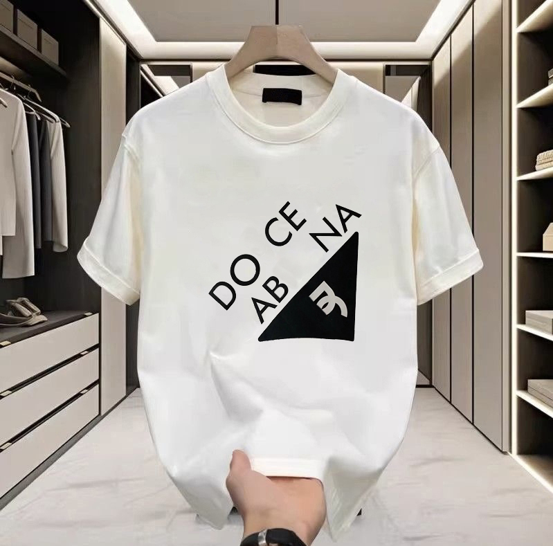 Designer T-shirt American straight letter printed short-sleeved T-shirt Spring and summer fashion casual men's men's T-shirt