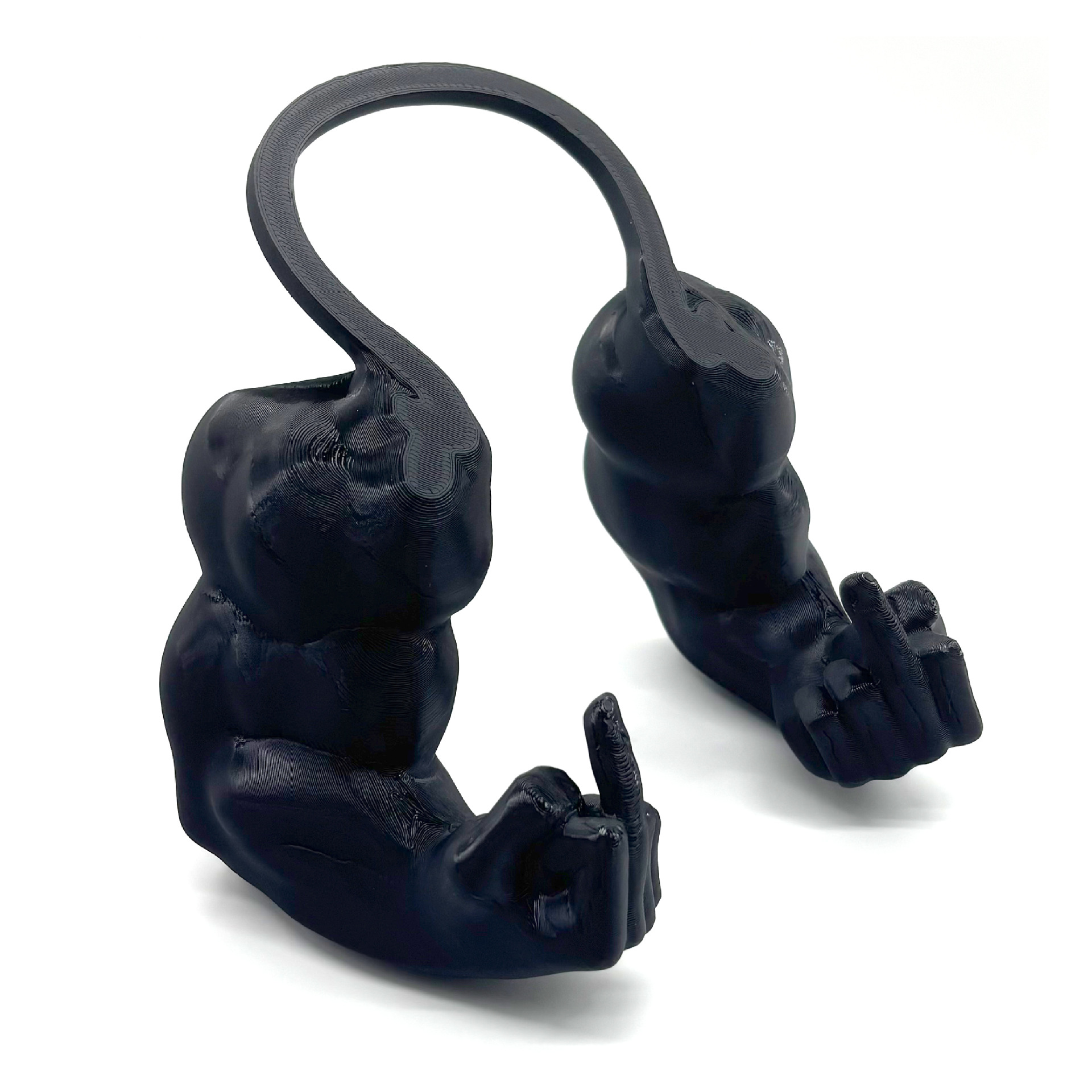 New model Cat Toy Creative Green Giant 3D-printed pet muscle arm toy Creative parody