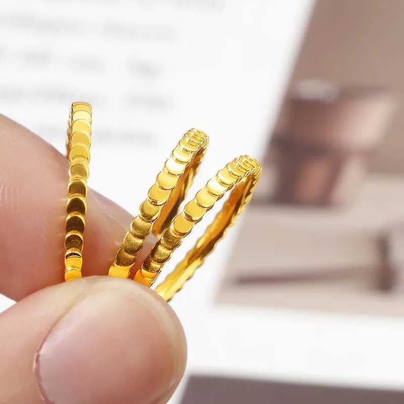 2mm Thin Stainless Steel Round Eternity Ring Wedding Band for Women Girl Size 4-10 y250730
