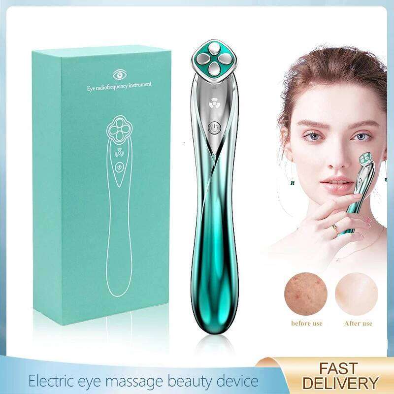 Eye Massage Device Skin Firming Microcurrent Removing Wrinkles Fine Lines Revitalizing and Anti Aging Beauty Instrument