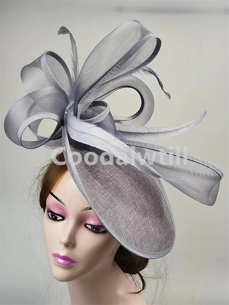 Wedding Church Derby Fascinator Hat Wedding Fashion Headpiece Ladies Royal Ascot Chapeau Cap Wedding Pillbox Fascinators 250729