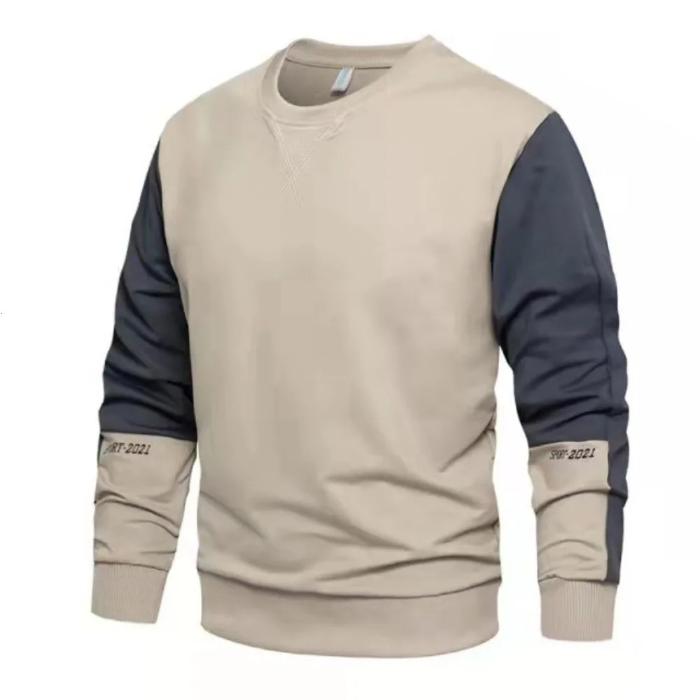 Sweatshirt Mens Sweatshirts Spring and Fall Oneck Korean Version Slim Fit Longsleeved Bottoming Tshirt Male Hoodie 250729