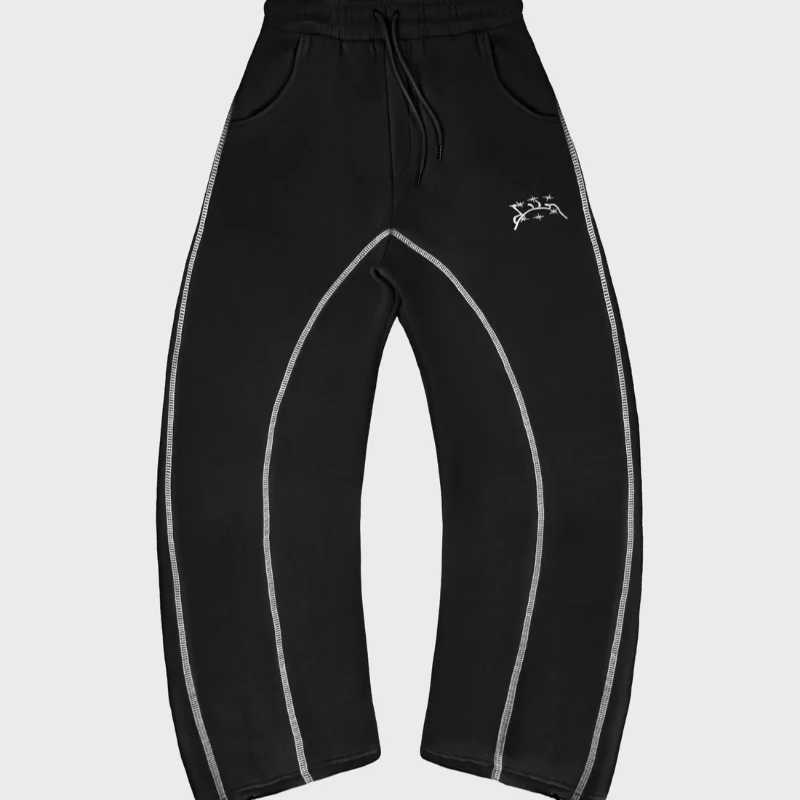 Fashionable Street Striped Cardigan Hooded Sweatshirt Loose And Versatile Winter Hoodie Pullover Pants Two-piece Set Y2k Design XJ250731