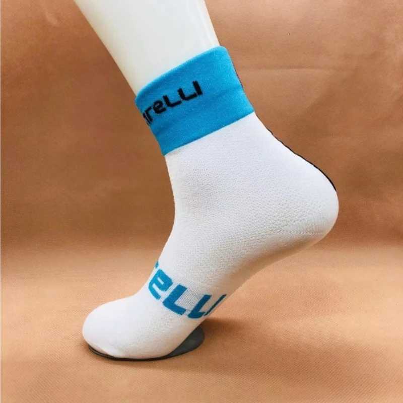 Four-color Mens and Womens Cycling Socks Sports Socks Breathable Sweat-absorbing Running Outdoor Sports Bicycle Accessories Z250731