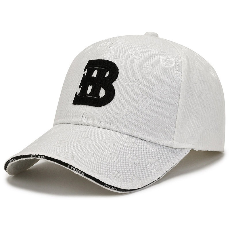 Ball caps hats fashion wide-brimmed baseball cap small sun-protective baseball cap letter embroidered printed cap for men and women
