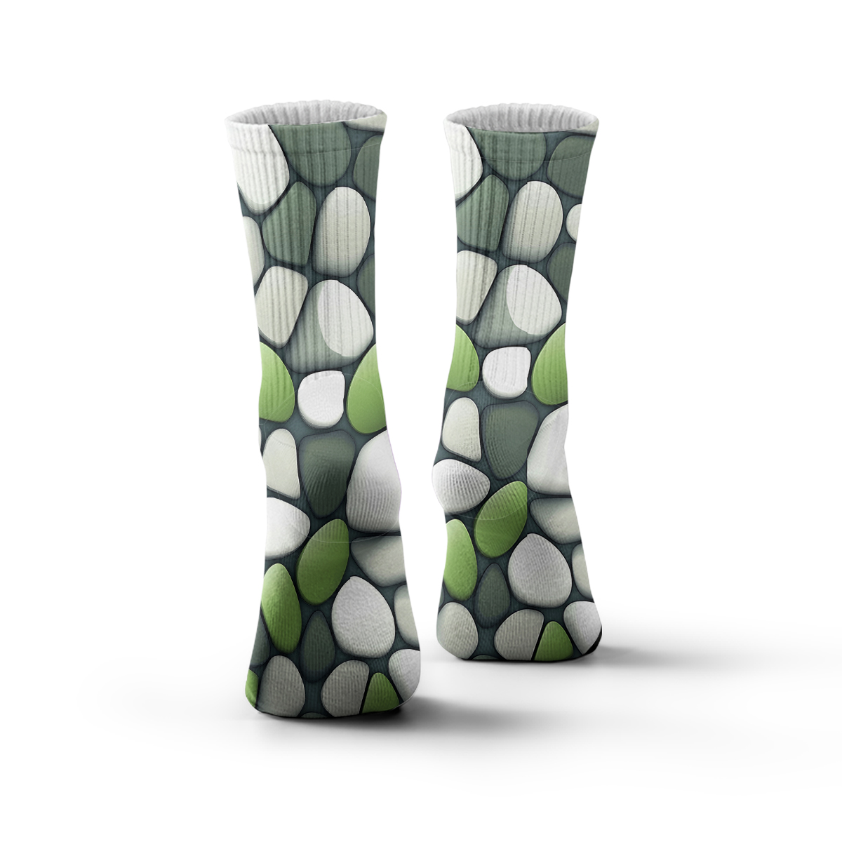 Nature - Inspired Stone Pattern Unisex Tube Designer SocksC120