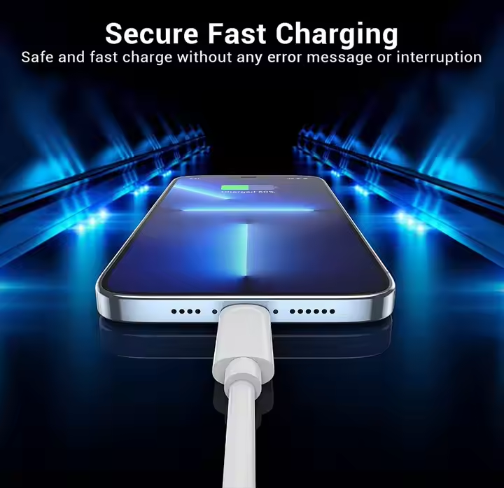 Pure Copper 20W Fast Charging USB-C to L Data Cable for iPhone 8-14