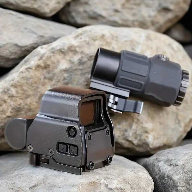 558+G43 Magnifying Glass Holographic Sight Kit Red/Green Dot Sight - Enhanced Visibility Accuracy R250730