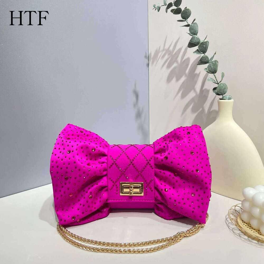 Butterfly Rhinestones Evening Bags Metal Prom Dias Clutch With Chain Shoulder Handbags Wedding Female Purse