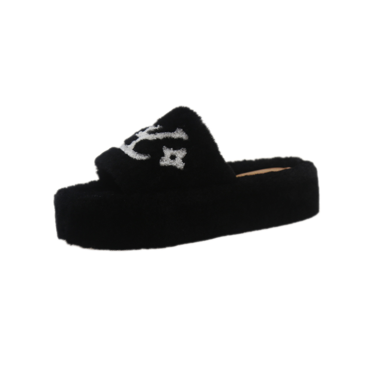 free shipping designer of Retro and comfortable embroidered internet-famous slippers The new style is extremely popular and versatile