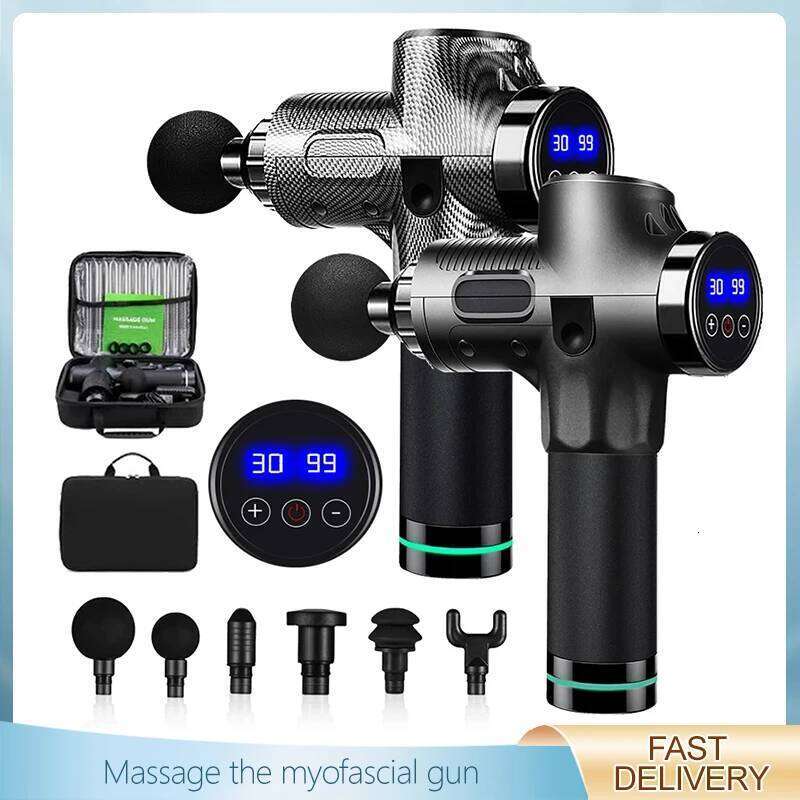 Deep tissue percussion muscle massage gun Relax Body slimming Electric Massager with Portable Bag Therapy Gun for fiess