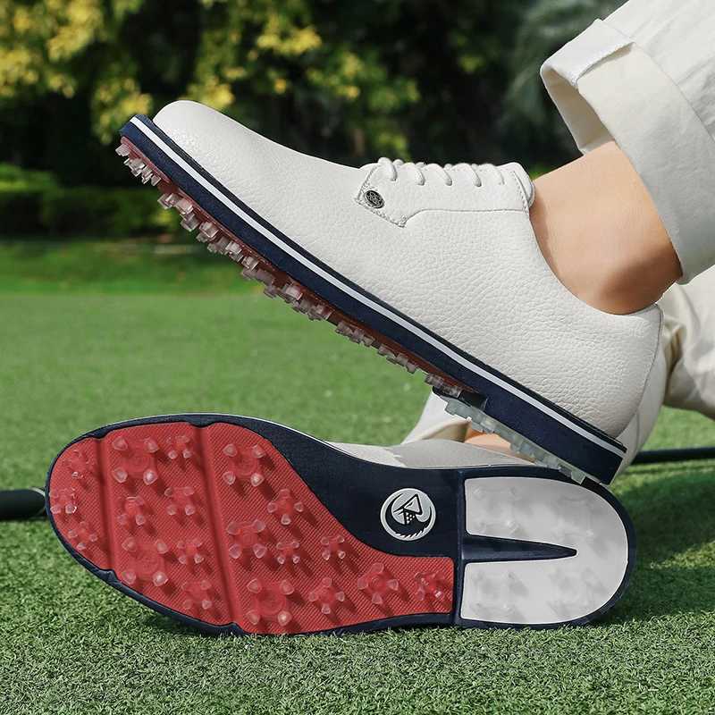 2025 New Casual Golf Mens Sports Shoes High-Quality Tra-Fiber Waterproof Cushioning Anti-Slip Sole With Spikes Breathable C Y250731