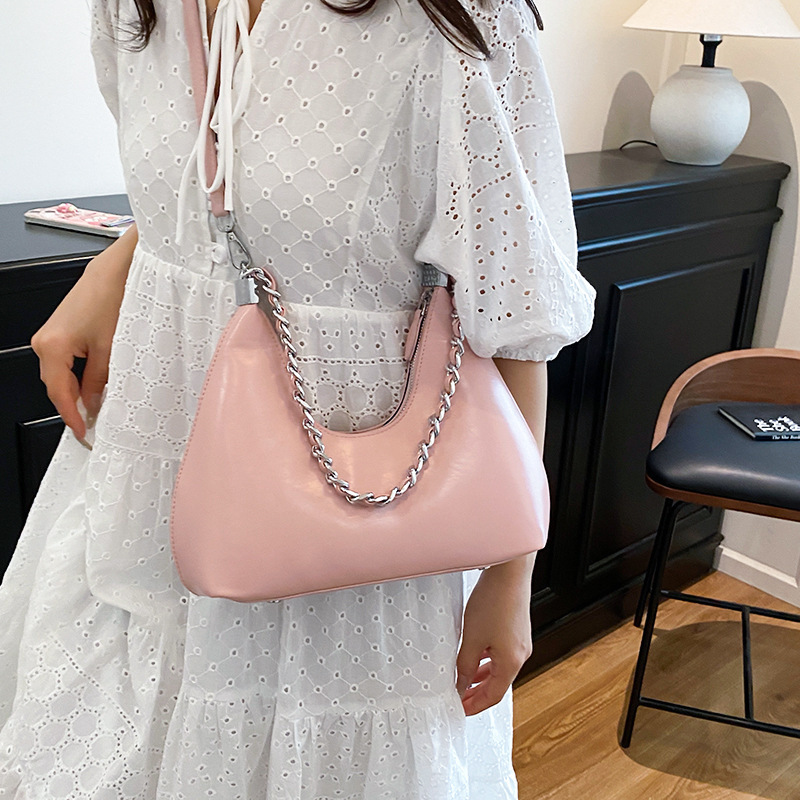 2025 New Trendy Fashion Underarm Women's High-End Light Luxury Versatile Chain Crossbody Dumpling Bag ddmymoon