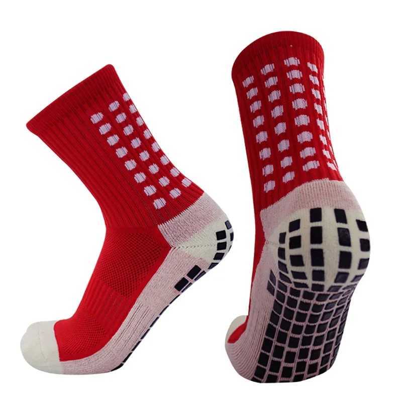 New Anti-slip Soccer Socks Men Women Outdoor Sport Grip Football Socks EU 38-43 US6-9.5 Z250731