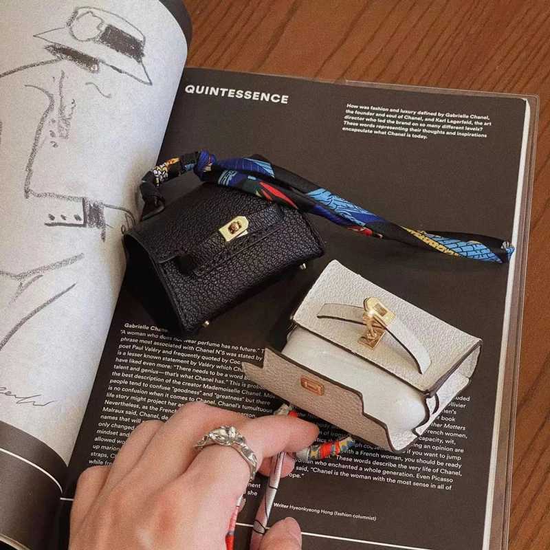 Mini Microfiber Universal Headphone Bag For AirPods 4 Pro 2 3 Protective Case with Lanyard Deluxe Handbag Bag Y250731