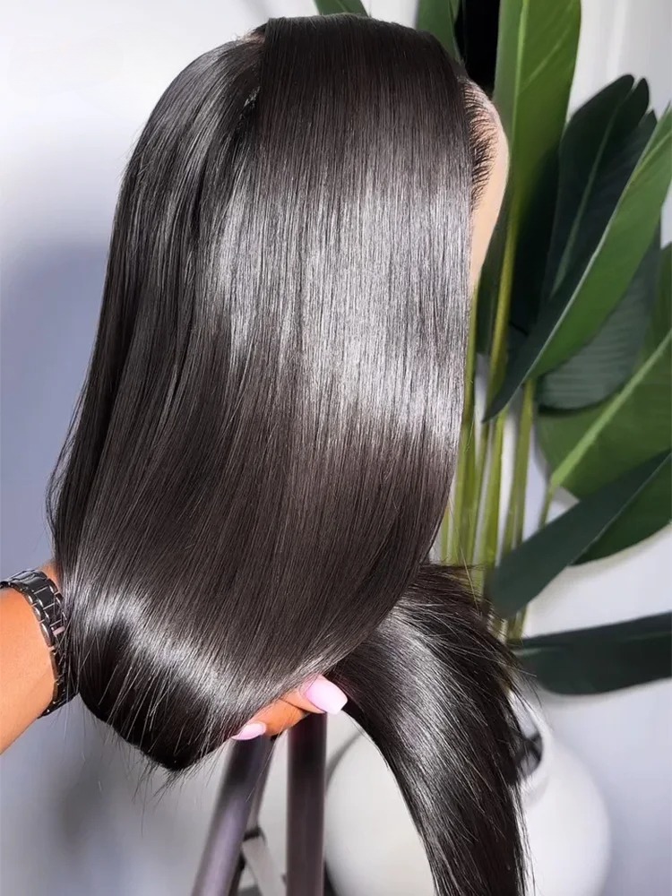 Wear and Go Glueless Wigs Human Hair Pre Plucked Pre Cut 13x4 Straight Lace Front Wigs Human Hair Wigs for Women No Glue Hd Lace